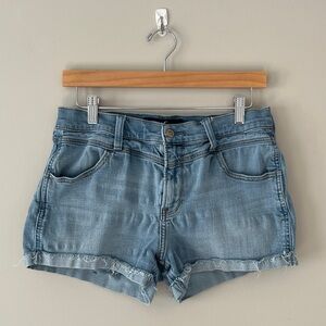 Hollister Faded Blue Denim Shorts